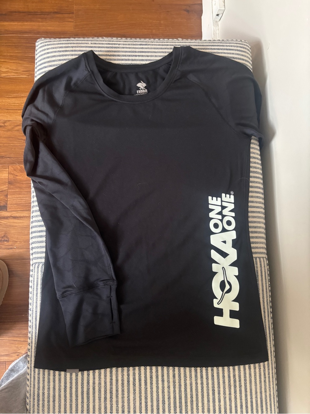 HOKA One One Women's Black Long-Sleeve Performance Top